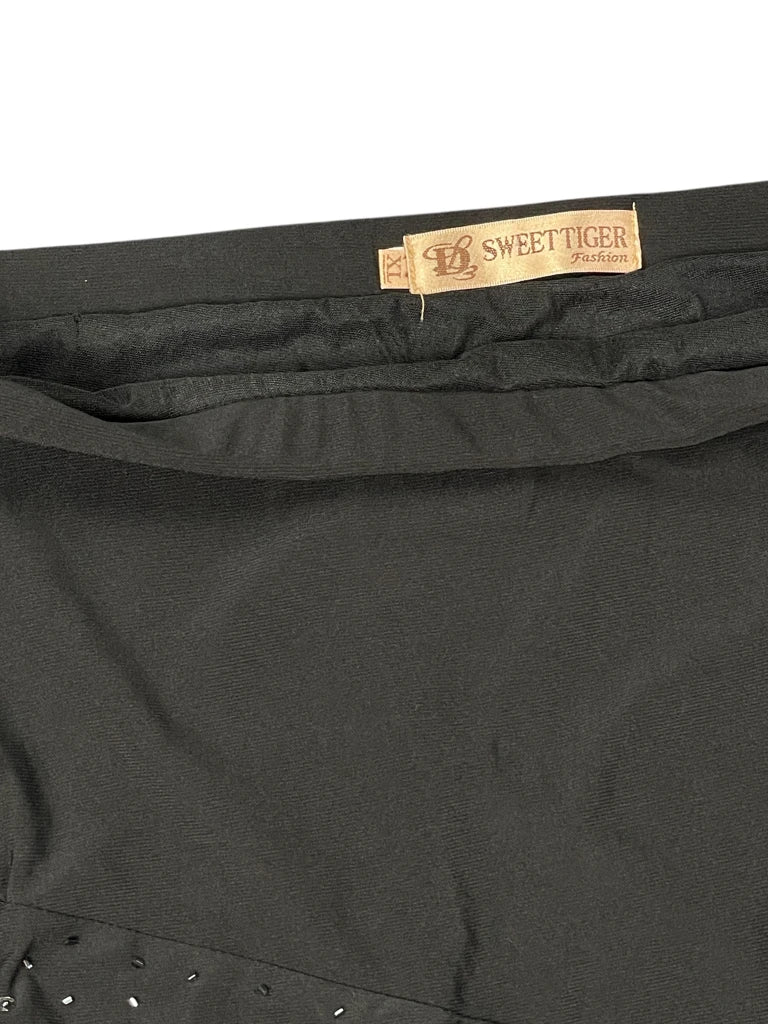Midnight Sparkle Handkerchief Skirt (XL)