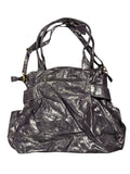 Purple Oversized Belt Detail Tote Bag (ONESIZE)