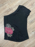 One-shoulder shirt