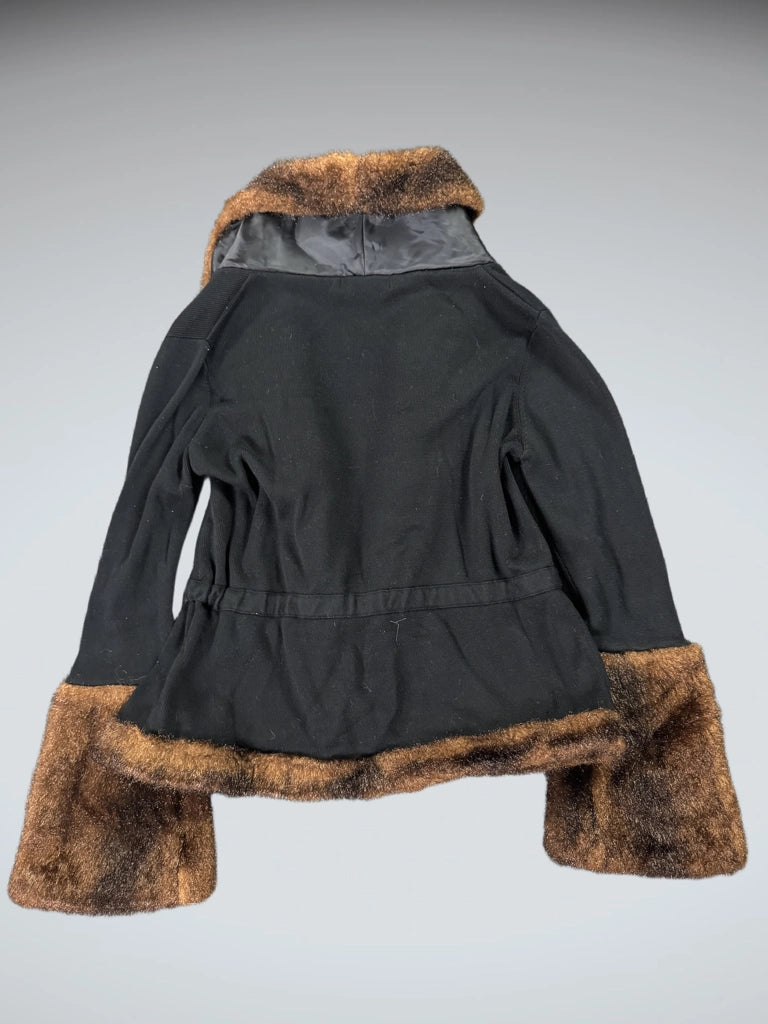 Tina Hagen Black Silk Vintage Blazer (L)