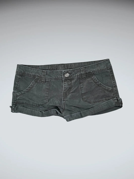 Wall Flower Black Vintage Chino Hotpants (L)