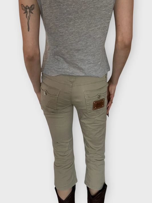 Beige 3/4 Pants (S)