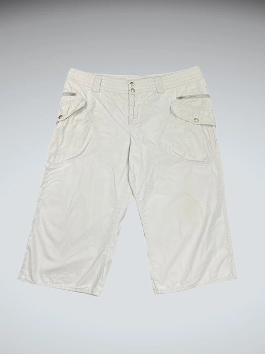 DKNY Active Light Grey Zip Shorts (XXL)