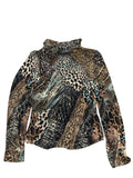 Joseph Rilkoff Snake Print Multicolor Top (M)