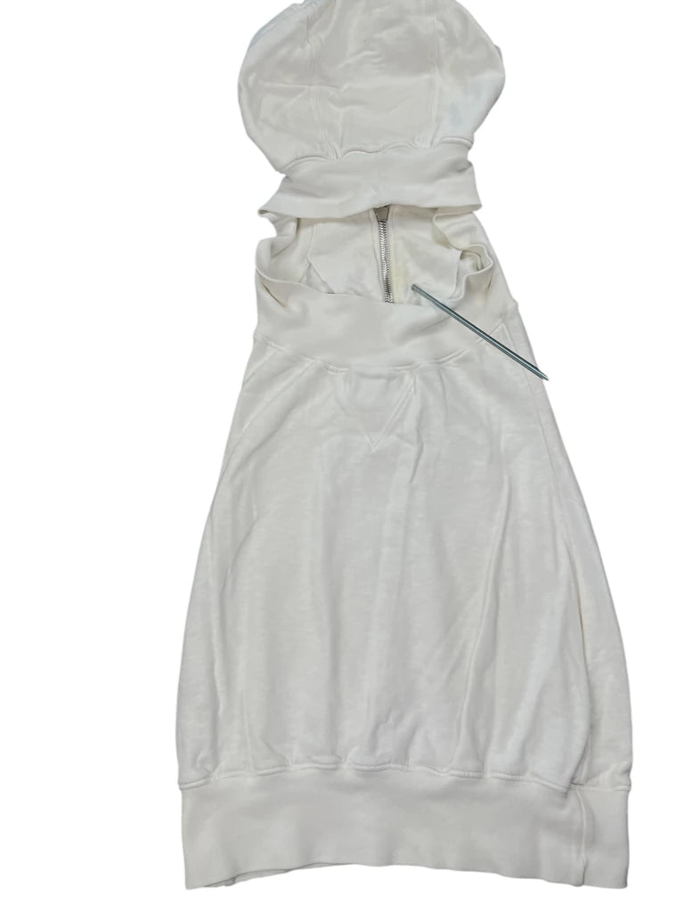 Dsquared White Sleeveless Hoodie Vest (M)