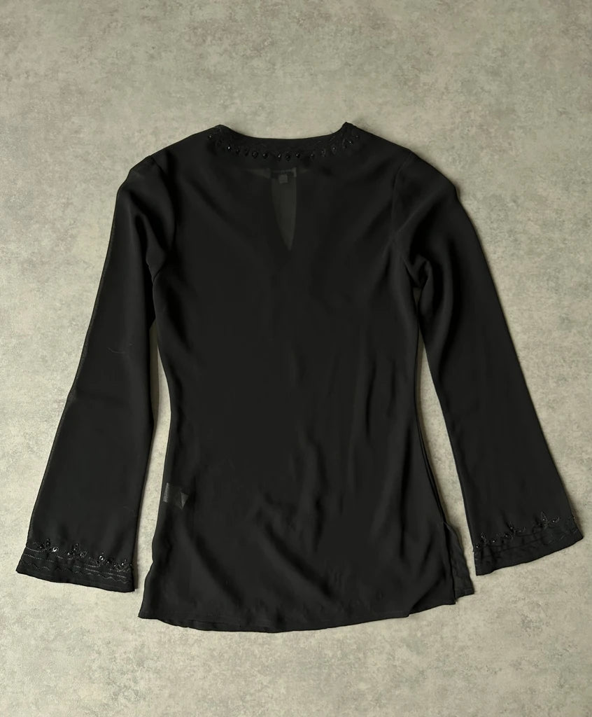 Vintage gennemsigtig top