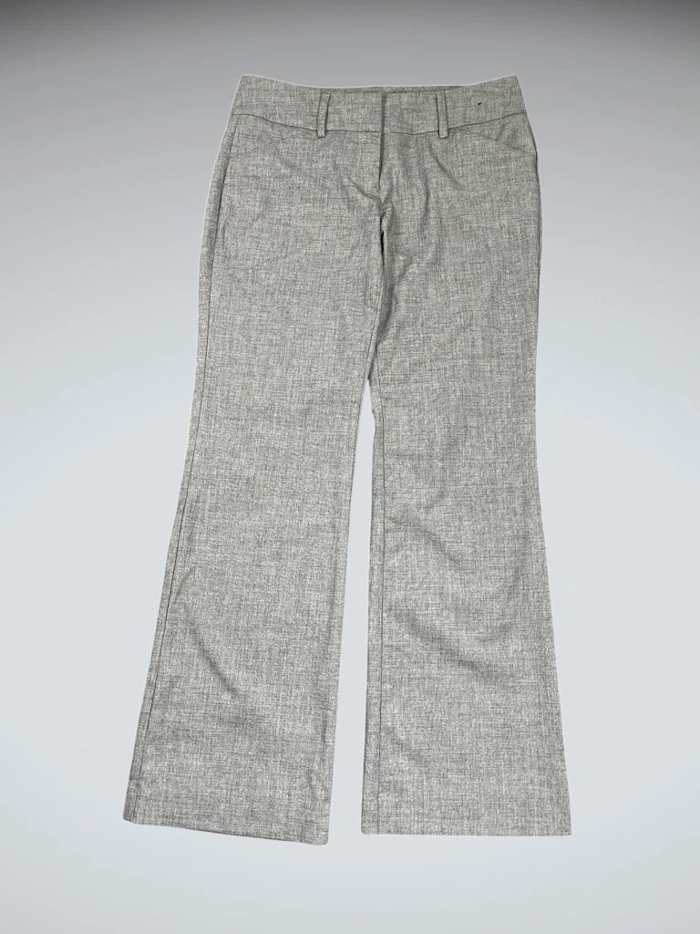 7Avenue Grey Textured Suit Pants (S)