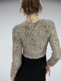 Leopard longsleeve shirt