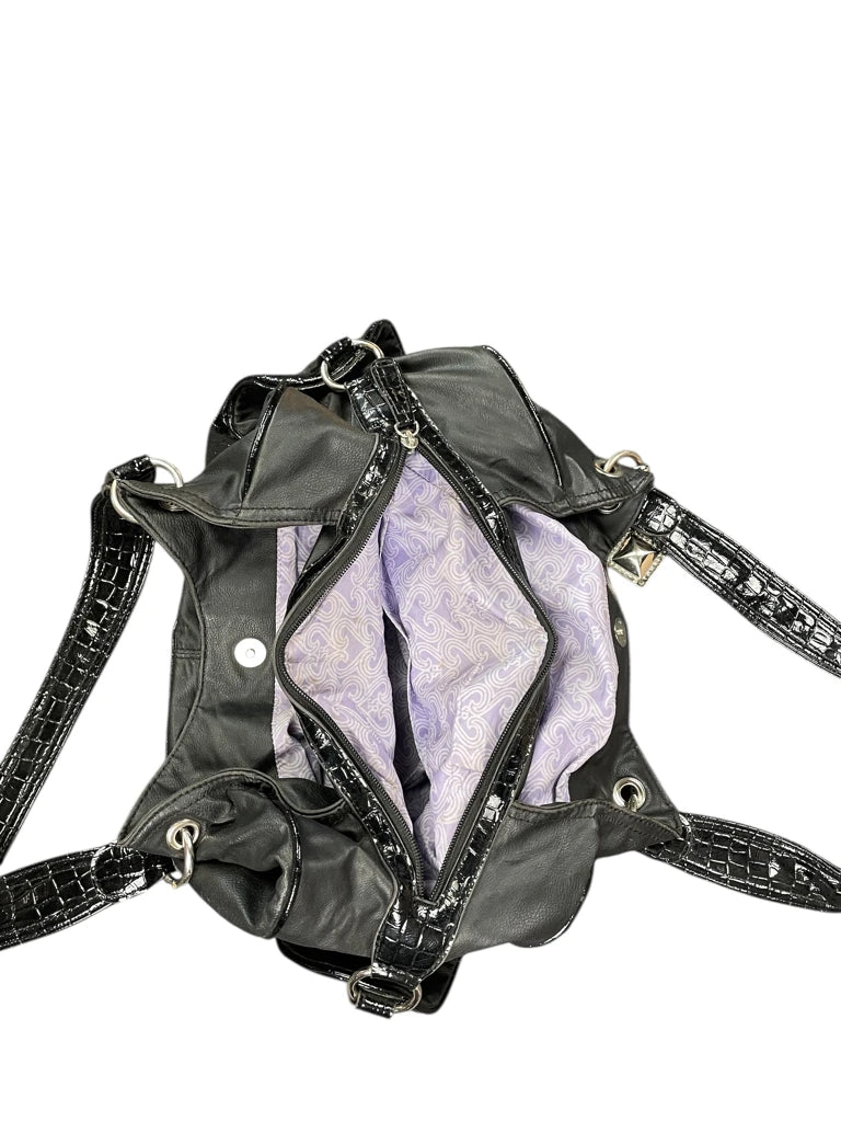 Sienna Rich Black Patent Accent Bag (ONESIZE)