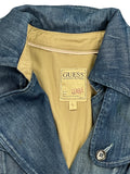Deep Indigo Longline Vintage Denim Coat (L)