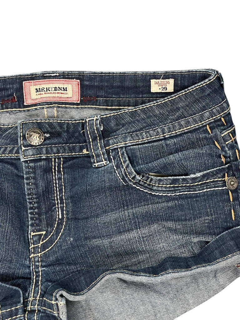 Mek Anm Blue Classic Denim Hotpants (L)