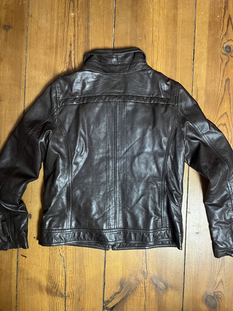 Dark Brown Leather Jacket