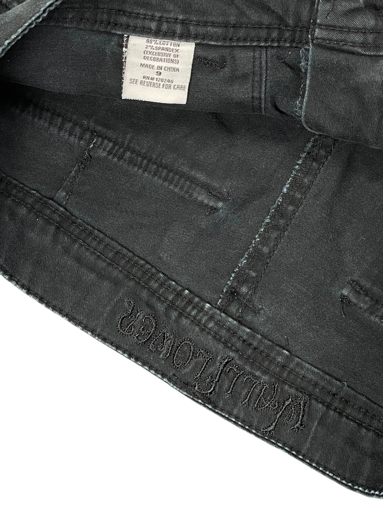 Wall Flower Black Vintage Chino Hotpants (L)