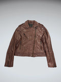 BlankNYC Burgundy Faux Leather Jacket Women (L)