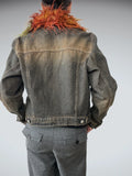 Crazy World Colourful Fur Jacket