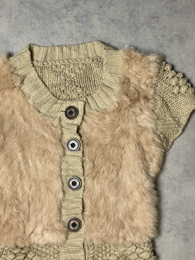 fur gilet