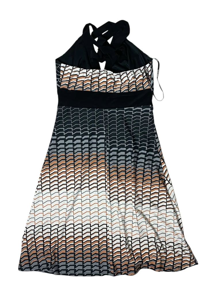 Pixel Dusk – Gradient Mesh Dress (S)