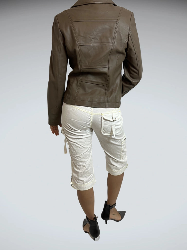 Leather Office Jacket