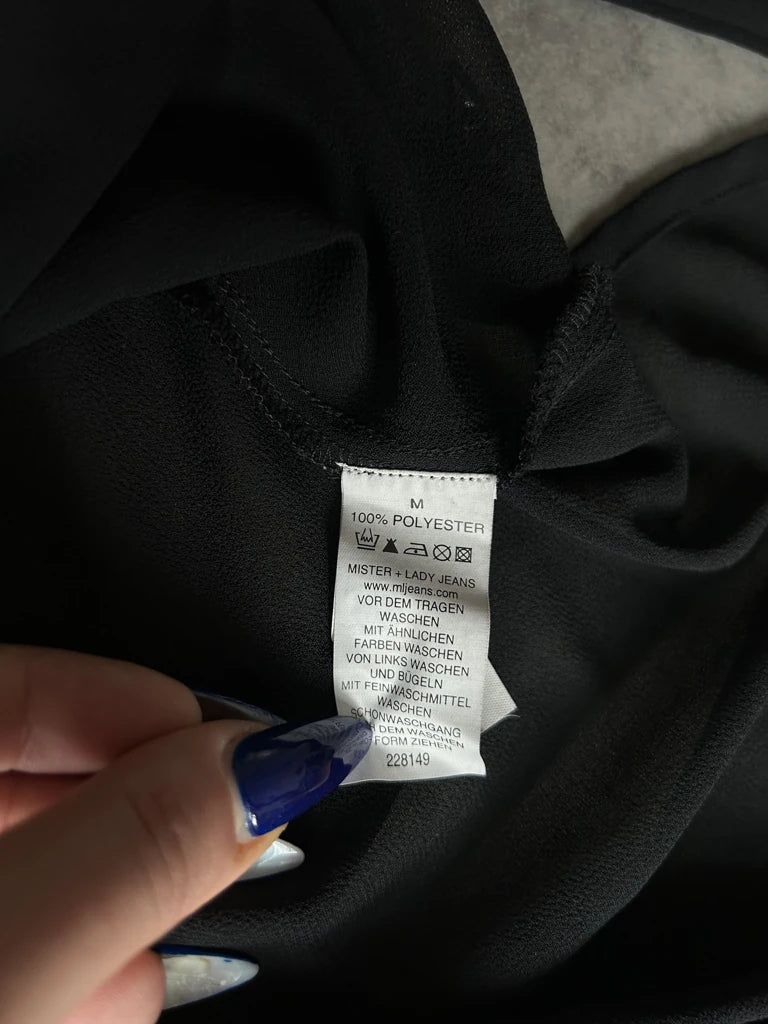 Vintage gennemsigtig top