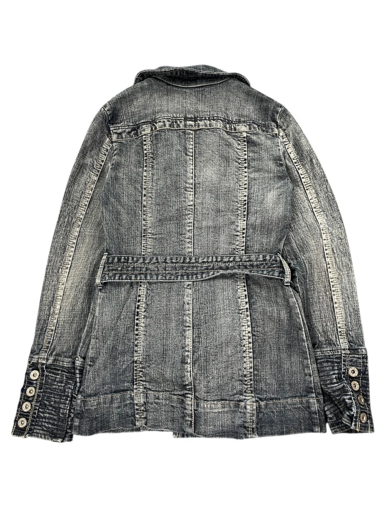 Foxyjeans Double Breasted Denim Coat (XS)