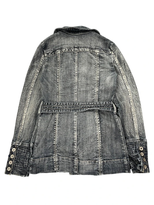 Foxyjeans Double Breasted Denim Coat (XS)