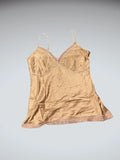 Golden Silk Crystal Trim Camisole (M)