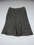Sandra Darren Classic Black Ruffle Skirt (M)
