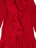 Sunny Leigh red dress top (L)