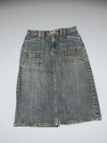 Classic Mid Wash Denim Skirt (XS)