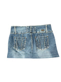 Tush Push Blue Vintage Denim Skirt (M)