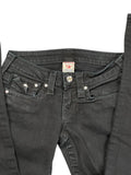 Black Slim-Fit Jeans with Low Rise (XS)