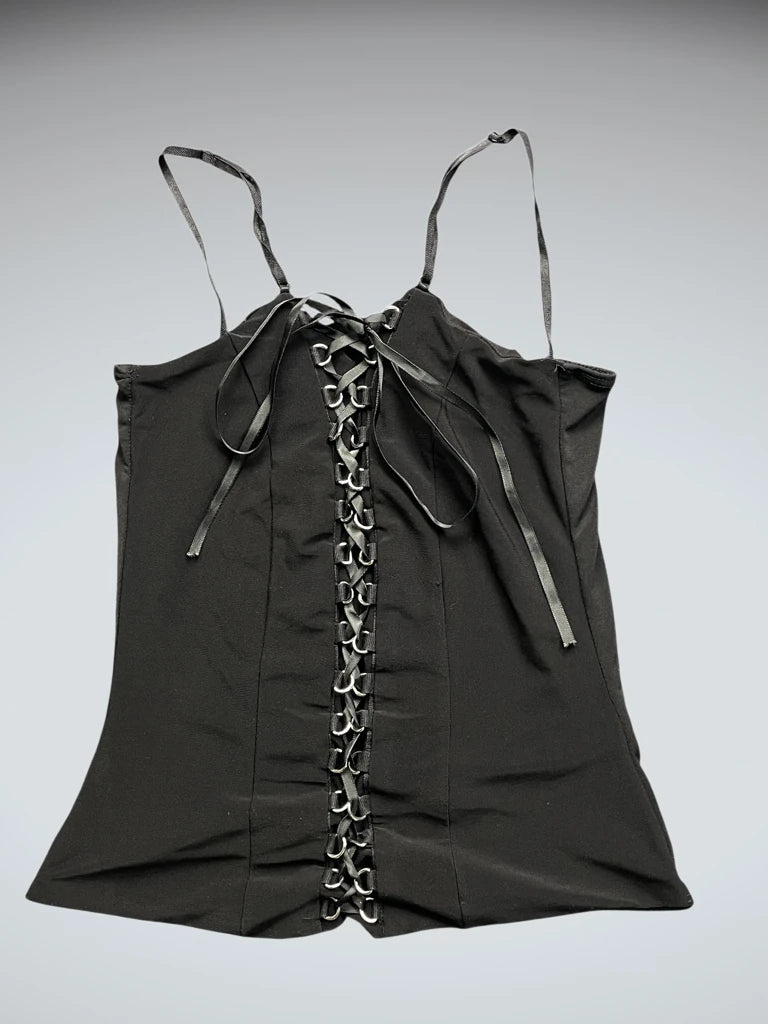 Minimalist Black Structured Top (M)