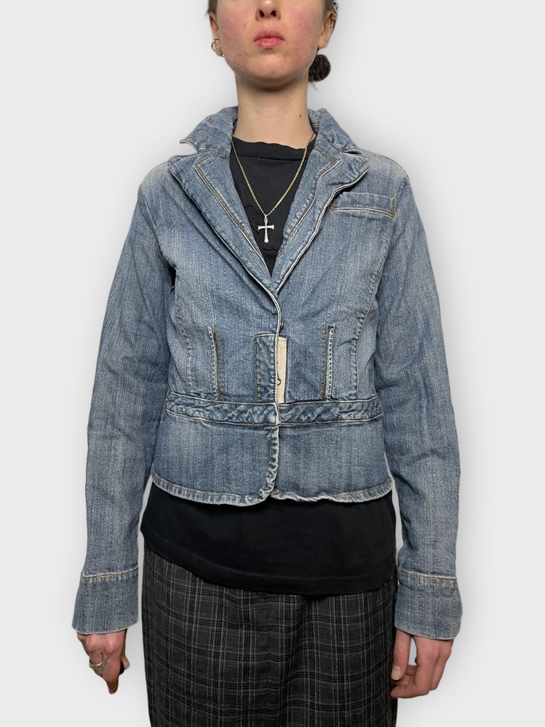 Flower Jeans Jacket (M)