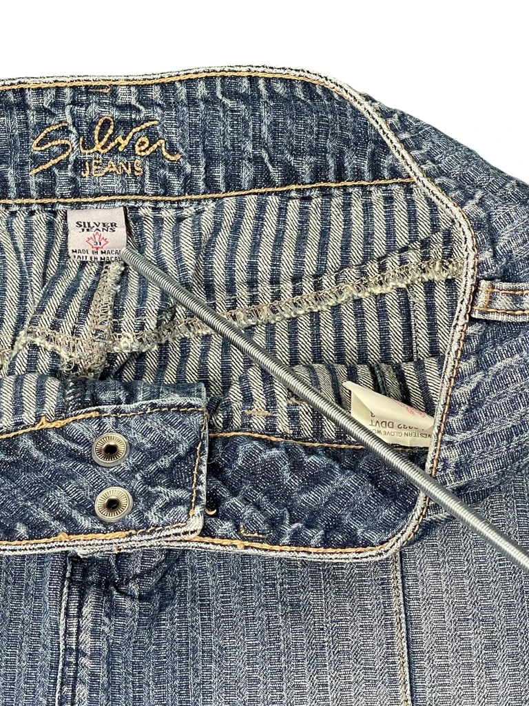 Silver Jeans Classic Denim Skirt (L)