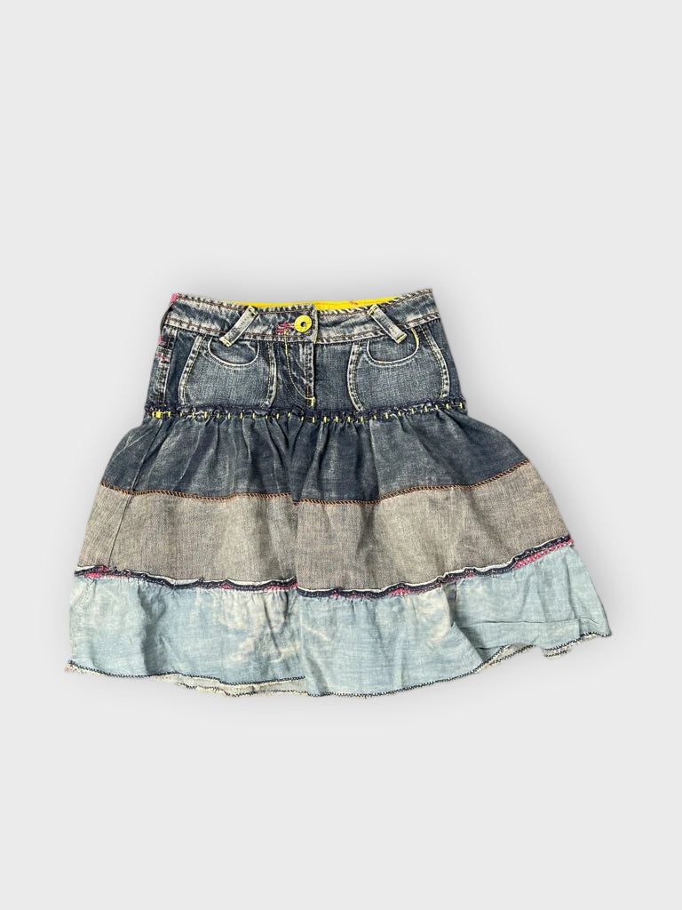 Miss Sixty Multicolor Denim Skirt (XXXS)