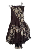earth bloom – embroidered fairy dress (M?)
