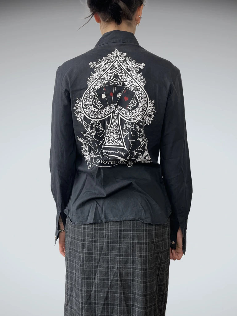 Moschino card shirt