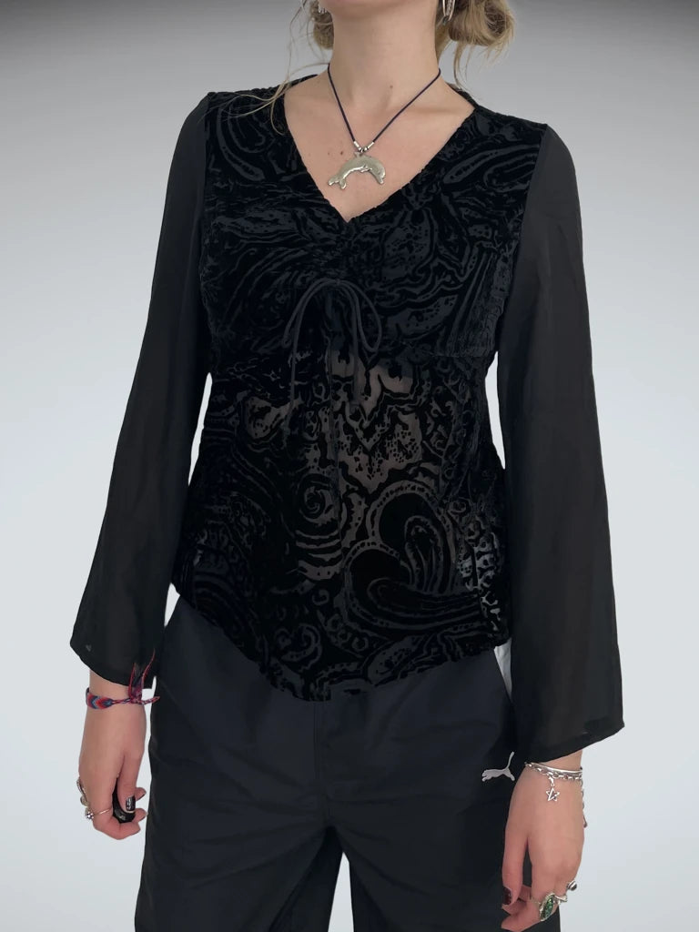 Patterned blouse