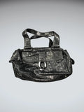 Oroton Black Croc Embossed Shoulder Bag (ONESIZE)