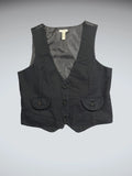 BB Bianco Classic Black Tailored Vest Women (L)