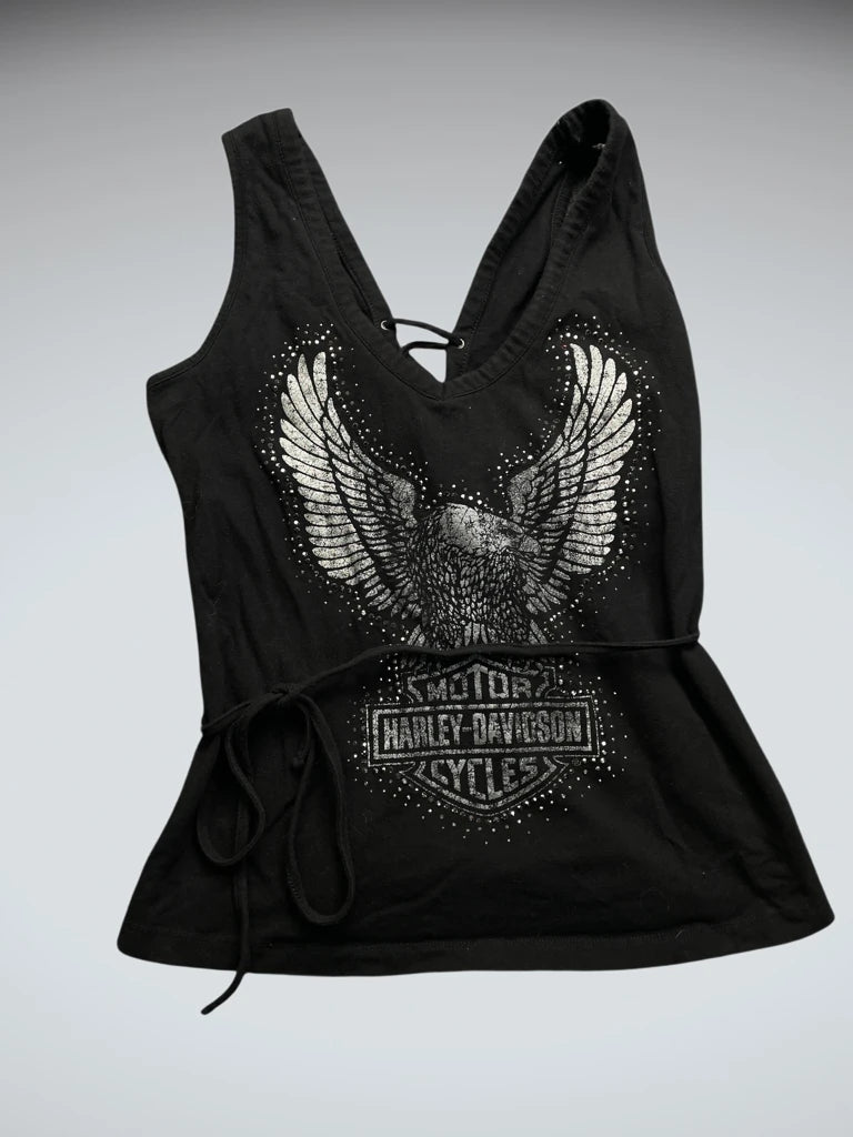 Harley Davidson Studded Eagle Graphic Tank (L)