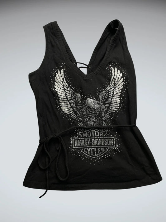 Harley Davidson Studded Eagle Graphic Tank (L)