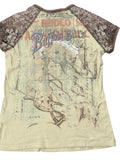 Rhinestone buffalos bills top (M)