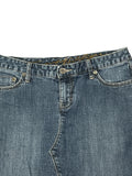 Light Blue Classic Denim Skirt (M)