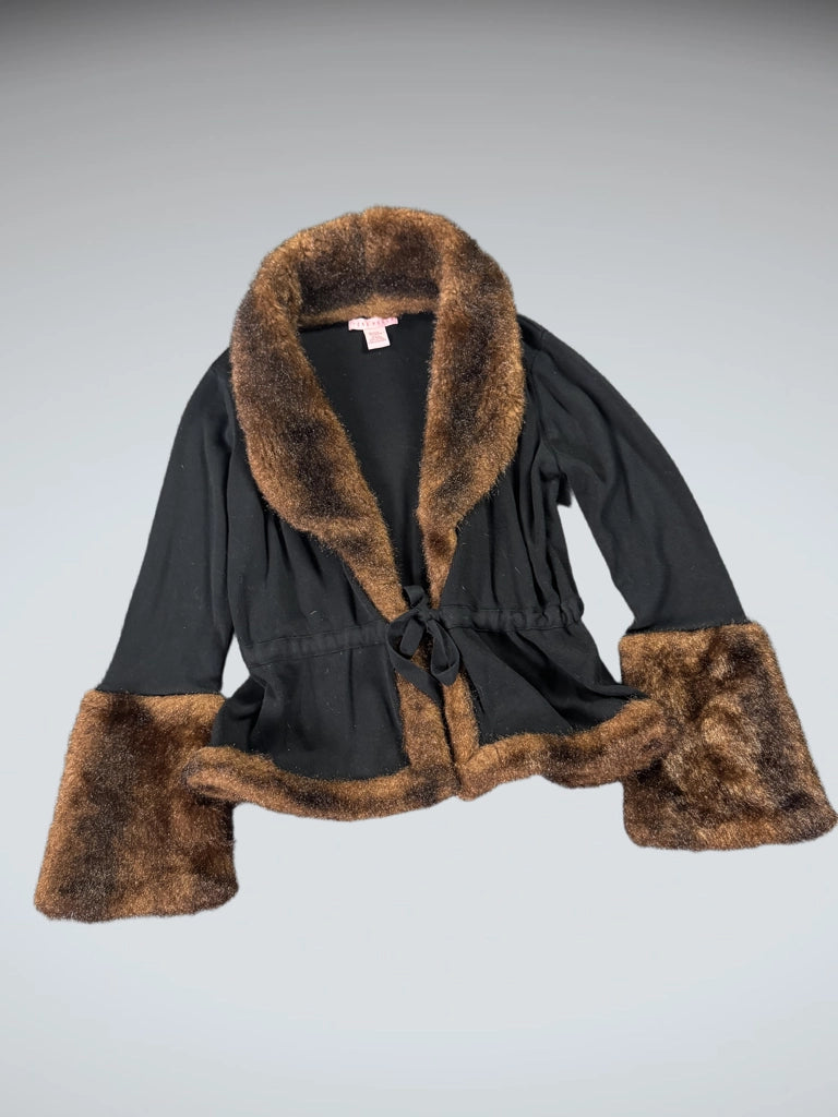 Tina Hagen Black Silk Vintage Blazer (L)