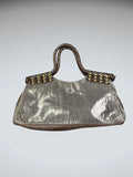 Matt & Nat Dark Brown Studded Tote Bag (ONESIZE)