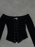corset long sleeve top