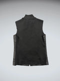 INC Black Genuine Leather Vest (S)
