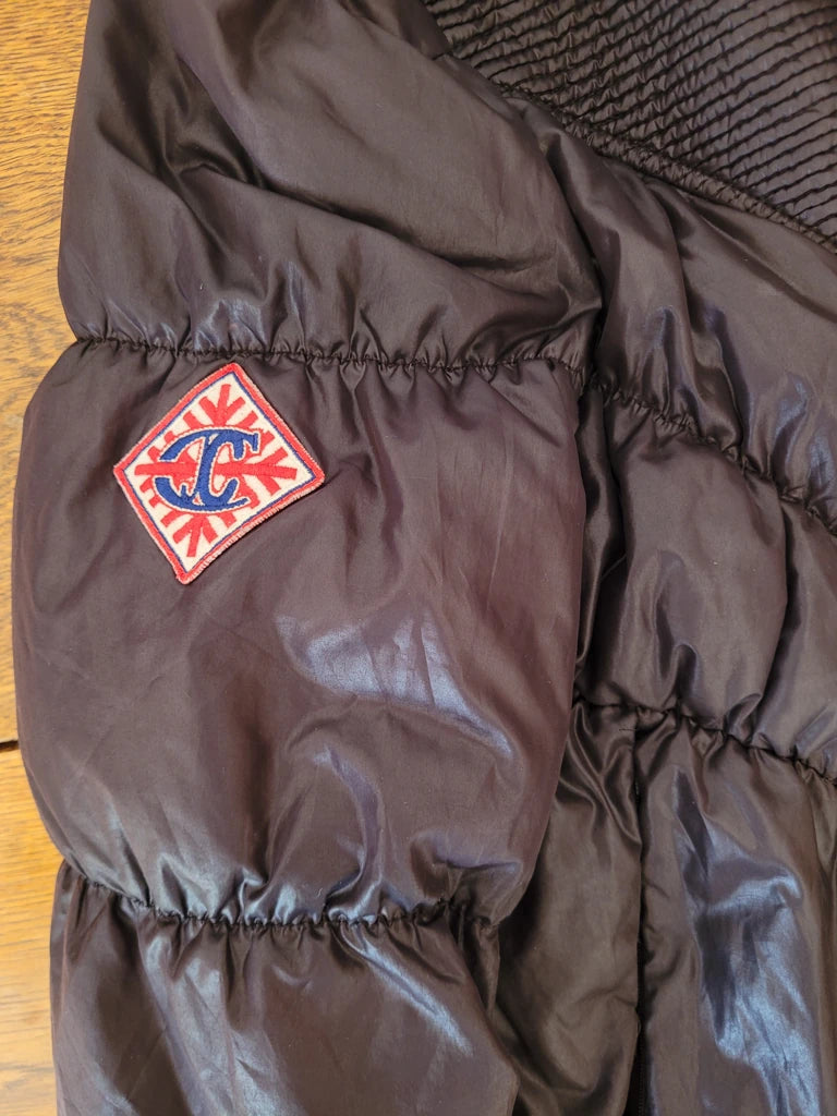 Black puffer jacket