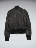 Mlackkage Black Lamb Leather Style Jacket (XS)